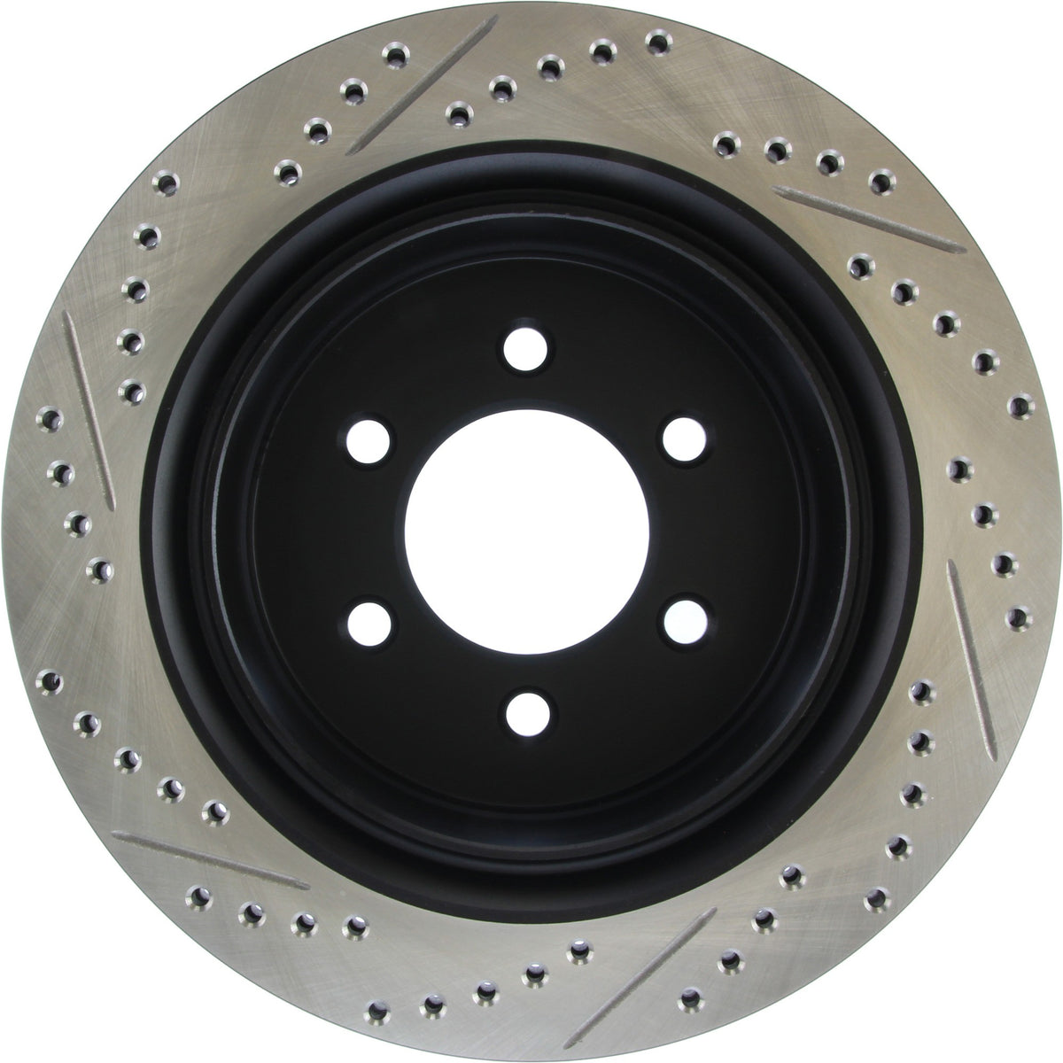 StopTech Sport Drilled/Slotted Brake Rotor; Rear Left