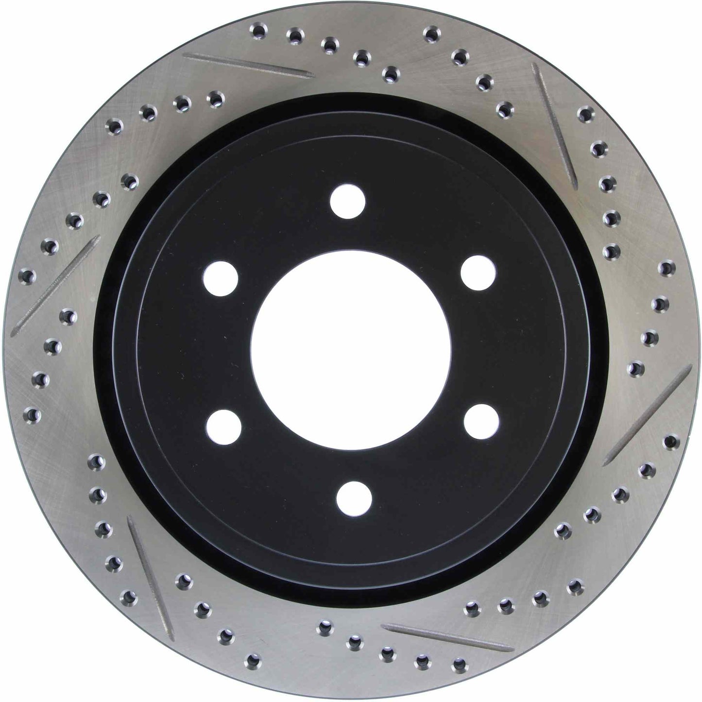 StopTech Sport Drilled/Slotted Brake Rotor; Rear Left