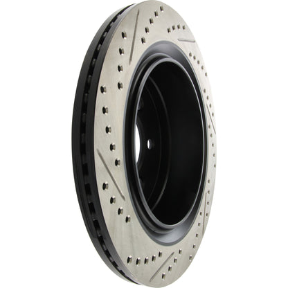 StopTech Sport Drilled/Slotted Brake Rotor; Rear Left