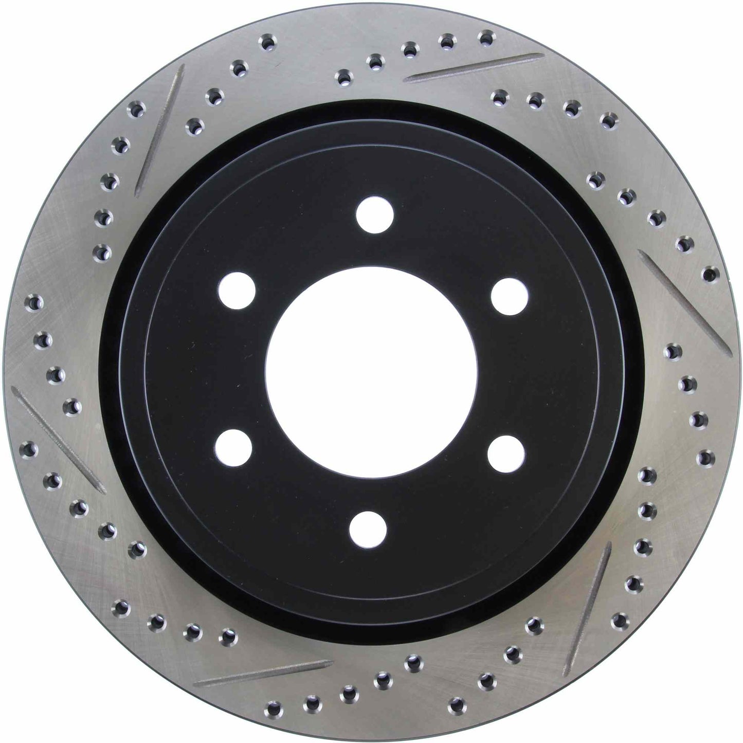 StopTech Sport Drilled/Slotted Brake Rotor; Rear Right