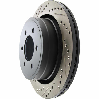StopTech Sport Drilled/Slotted Brake Rotor; Rear Right