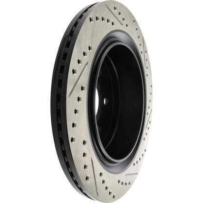 StopTech Sport Drilled/Slotted Brake Rotor; Rear Right