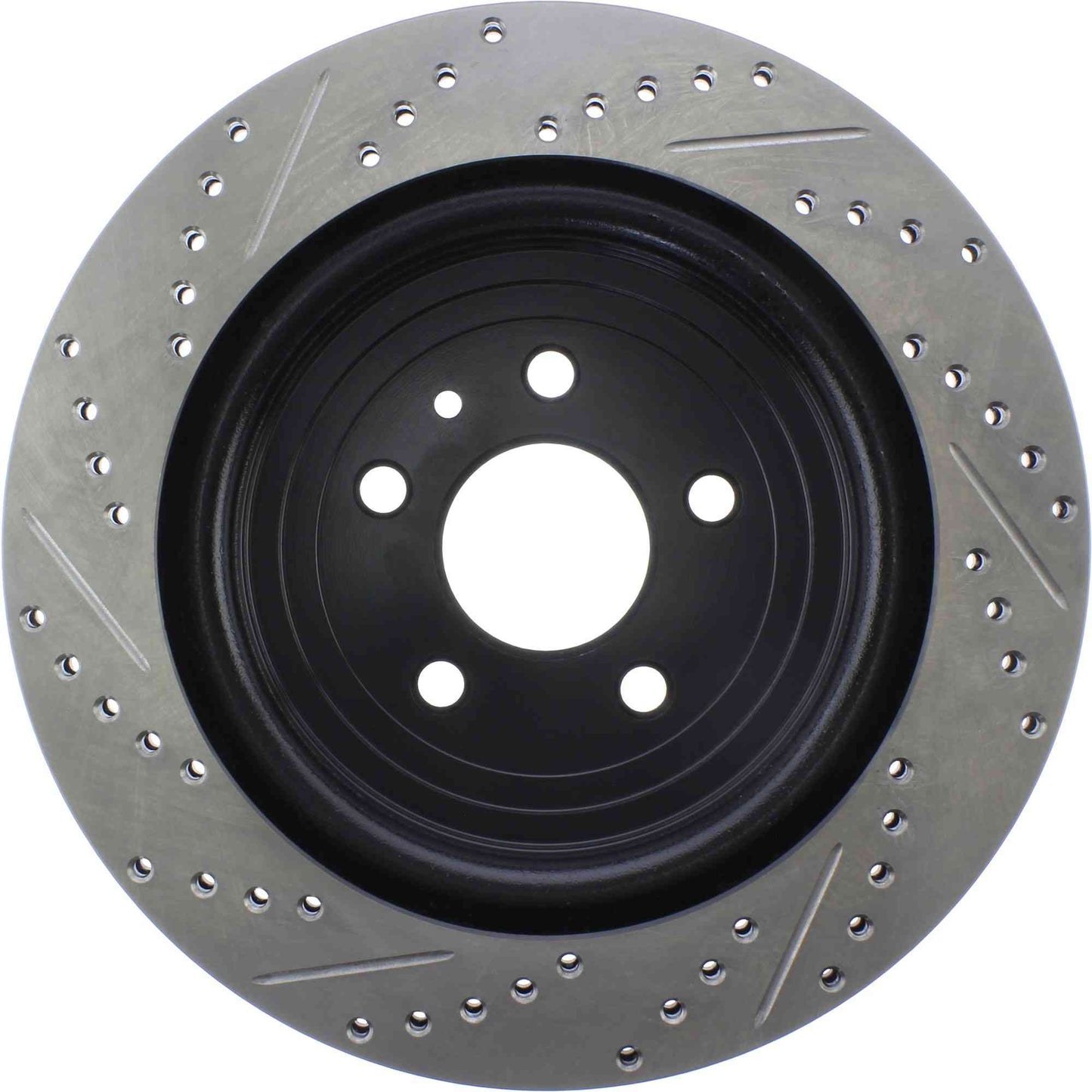 StopTech Sport Drilled/Slotted Brake Rotor; Rear Left