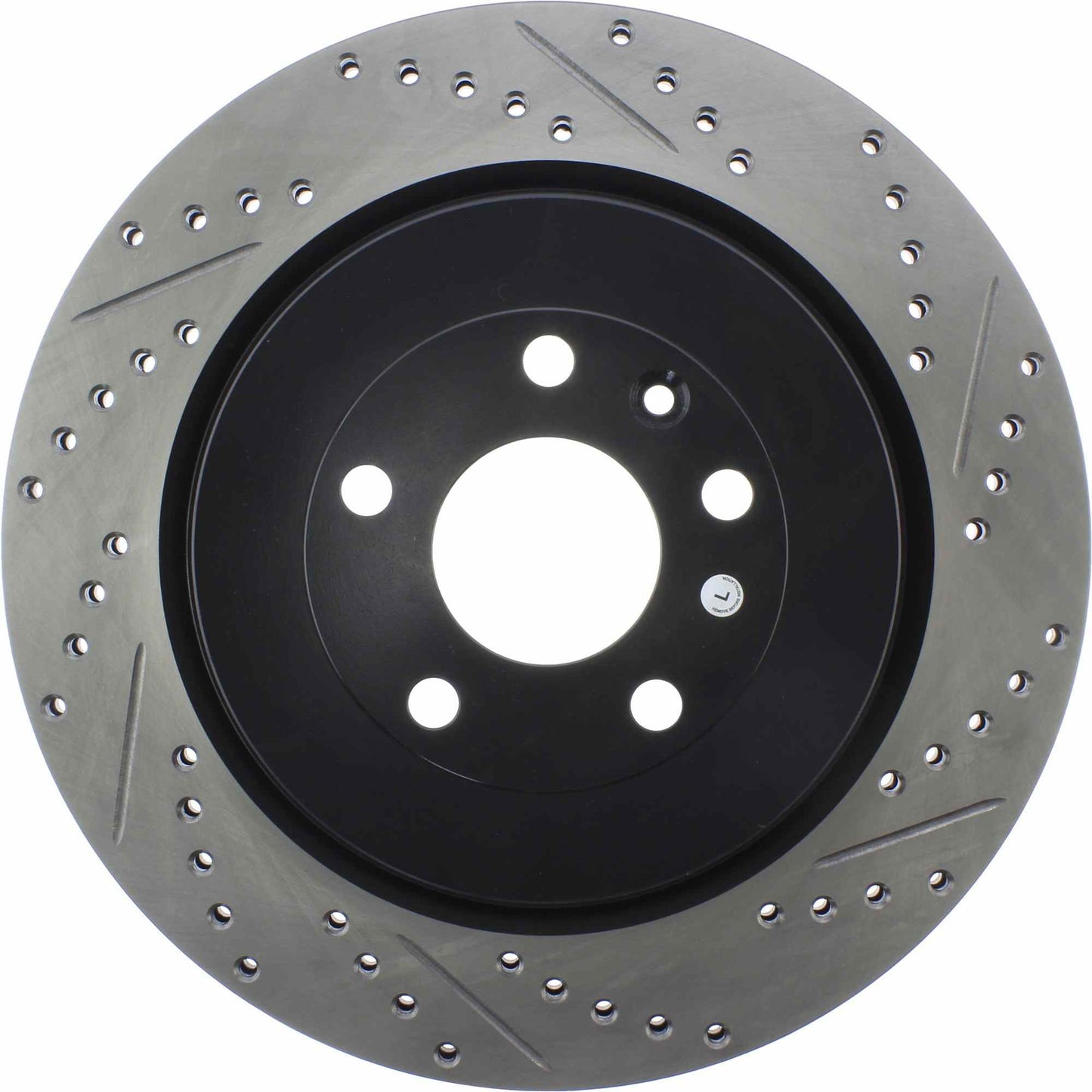 StopTech Sport Drilled/Slotted Brake Rotor; Rear Left