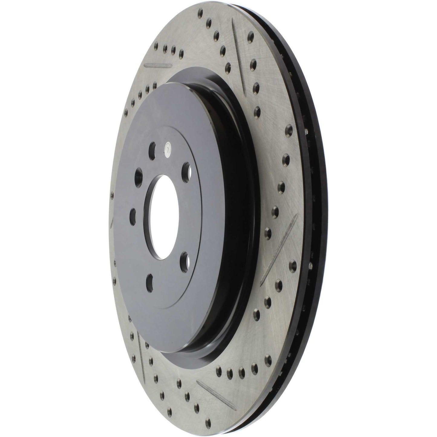 StopTech Sport Drilled/Slotted Brake Rotor; Rear Left