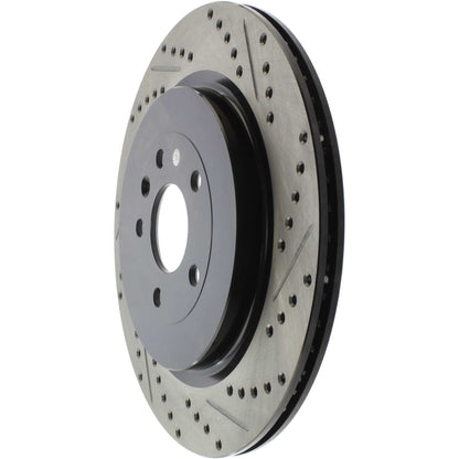 StopTech Sport Drilled/Slotted Brake Rotor; Rear Left