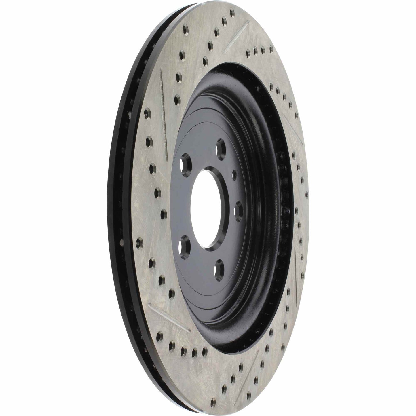 StopTech Sport Drilled/Slotted Brake Rotor; Rear Left
