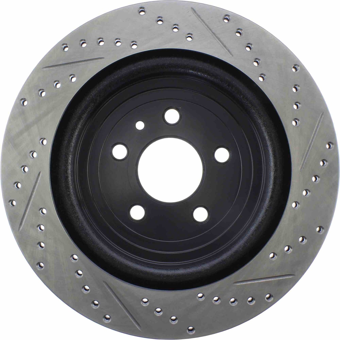 StopTech Sport Drilled/Slotted Brake Rotor; Rear Right