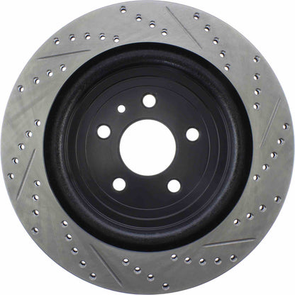 StopTech Sport Drilled/Slotted Brake Rotor; Rear Right