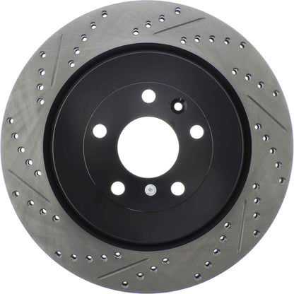 StopTech Sport Drilled/Slotted Brake Rotor; Rear Right