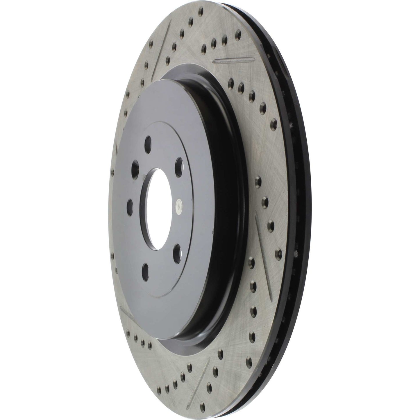 StopTech Sport Drilled/Slotted Brake Rotor; Rear Right