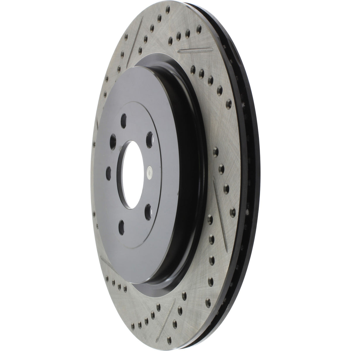 StopTech Sport Drilled/Slotted Brake Rotor; Rear Right