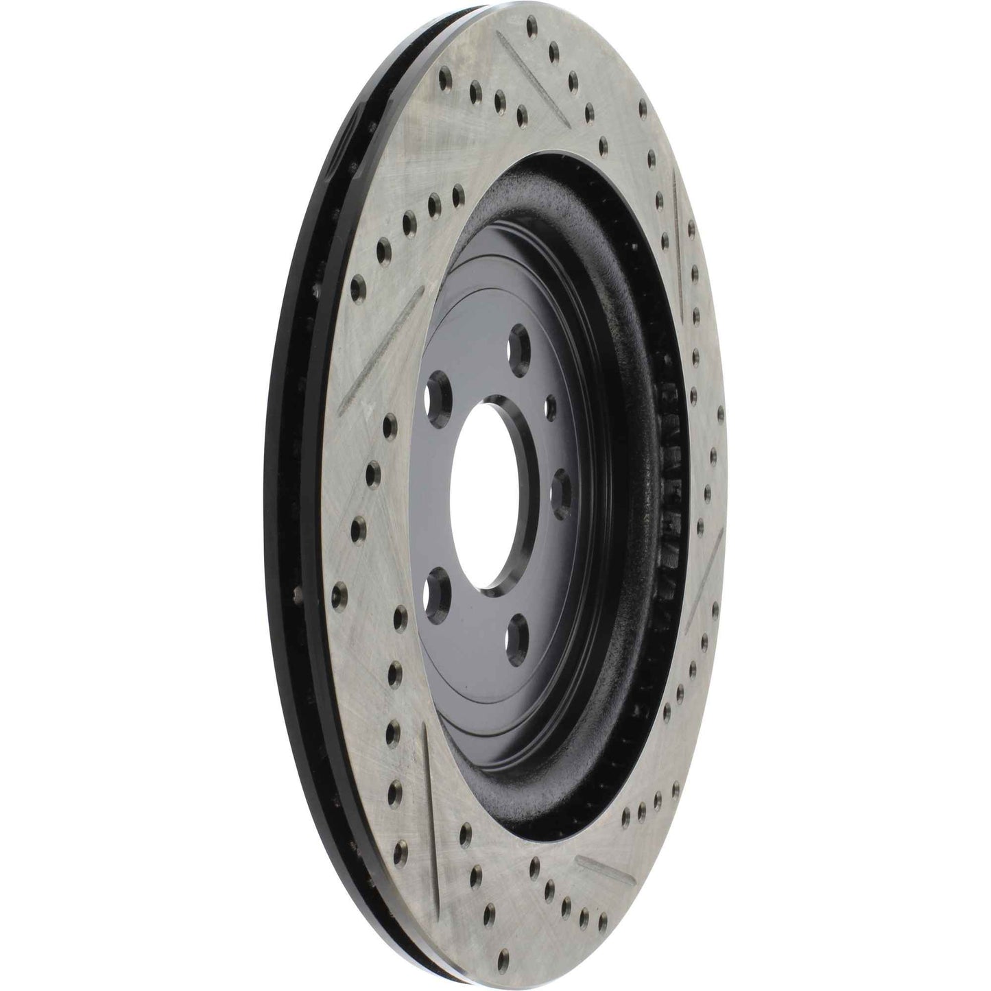 StopTech Sport Drilled/Slotted Brake Rotor; Rear Right