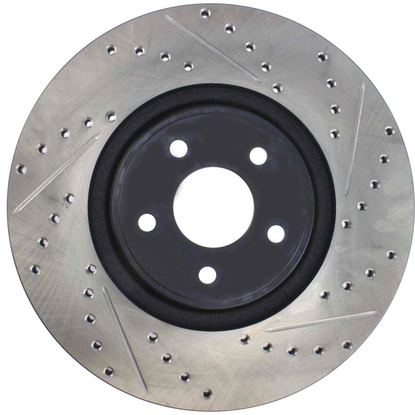 StopTech 14+ Ford Focus ST w/ 335mm Brakes Front Left Slotted & Drilled Rotor 127.65146L