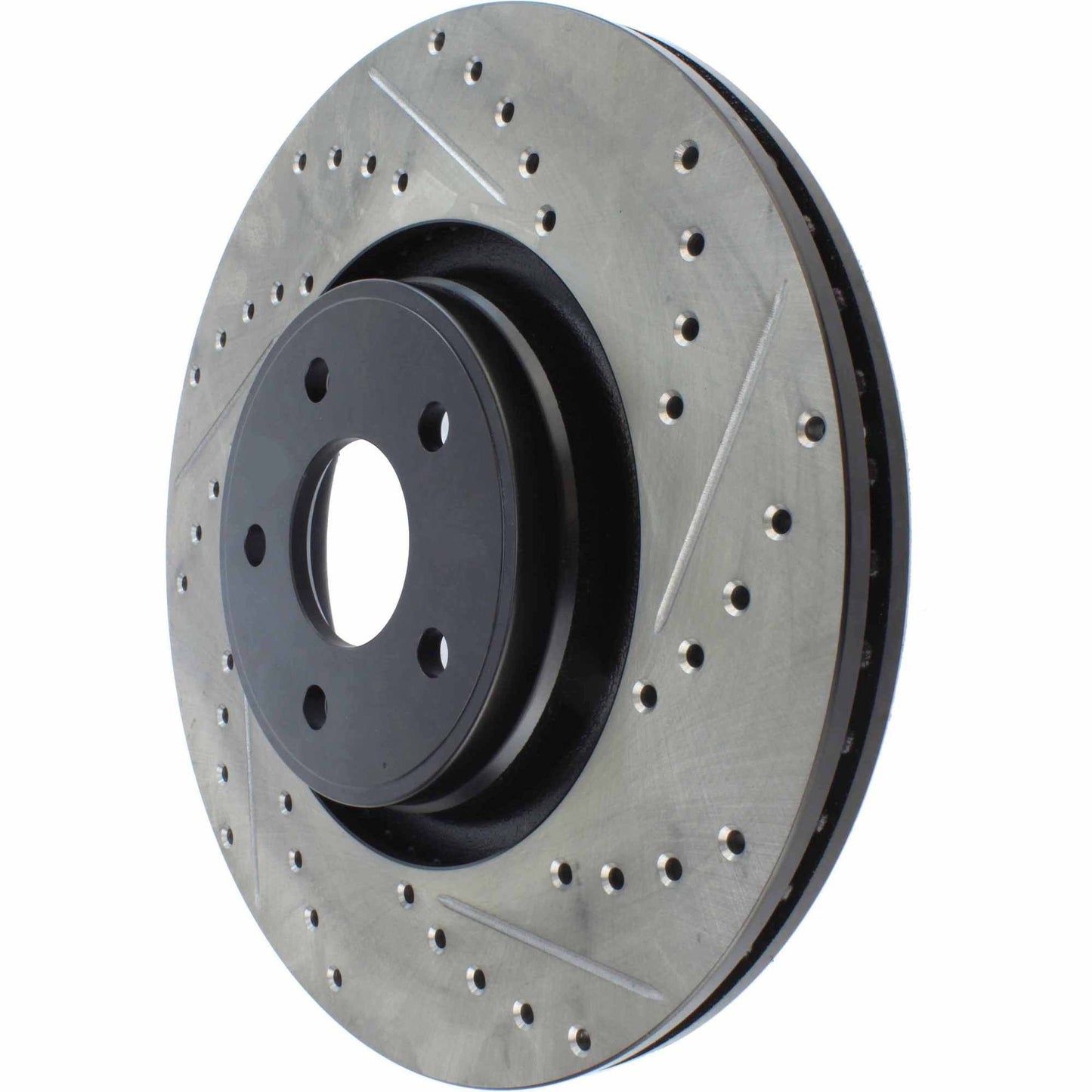 StopTech 14+ Ford Focus ST w/ 335mm Brakes Front Left Slotted & Drilled Rotor 127.65146L