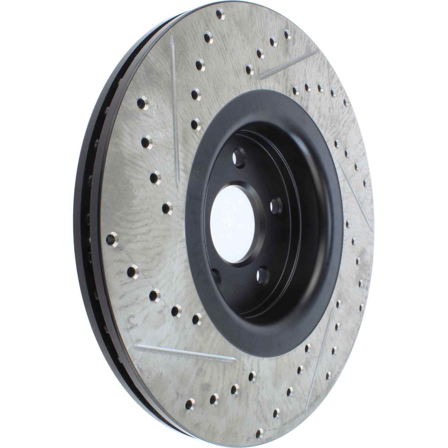 StopTech 14+ Ford Focus ST w/ 335mm Brakes Front Left Slotted & Drilled Rotor 127.65146L