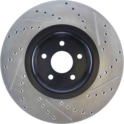 StopTech 14+ Ford Focus ST w/ 335mm Brakes Front Right Slotted & Drilled Rotor 127.65146R