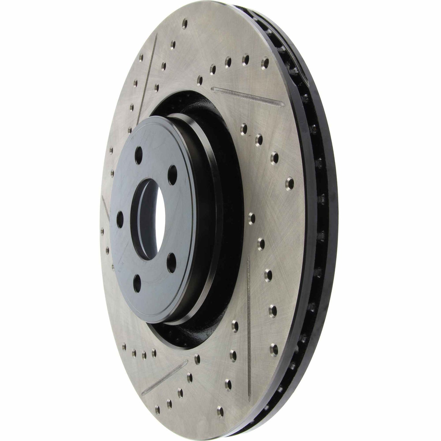 StopTech 14+ Ford Focus ST w/ 335mm Brakes Front Right Slotted & Drilled Rotor 127.65146R
