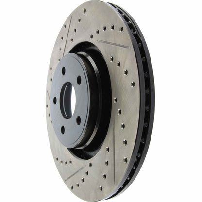 StopTech 14+ Ford Focus ST w/ 335mm Brakes Front Right Slotted & Drilled Rotor 127.65146R