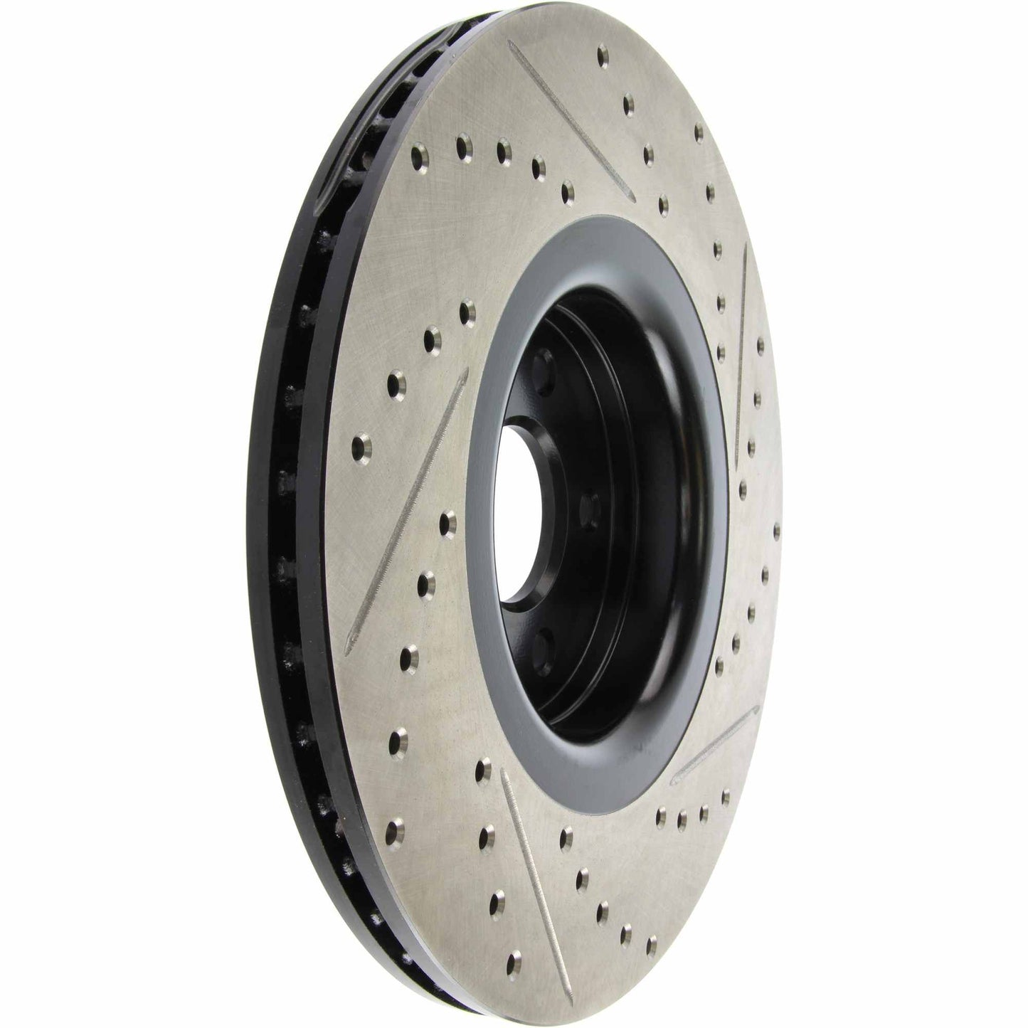 StopTech 14+ Ford Focus ST w/ 335mm Brakes Front Right Slotted & Drilled Rotor 127.65146R
