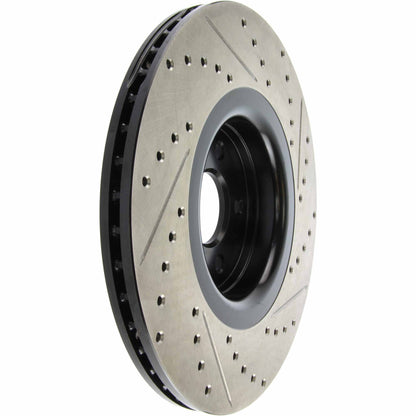 StopTech 14+ Ford Focus ST w/ 335mm Brakes Front Right Slotted & Drilled Rotor 127.65146R