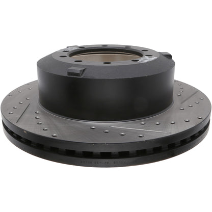 StopTech 17-20 Ford F-450/F-550 Super Duty Cryo Slotted & Drilled Sport Brake Rotor - Left Rear 127.65151CL