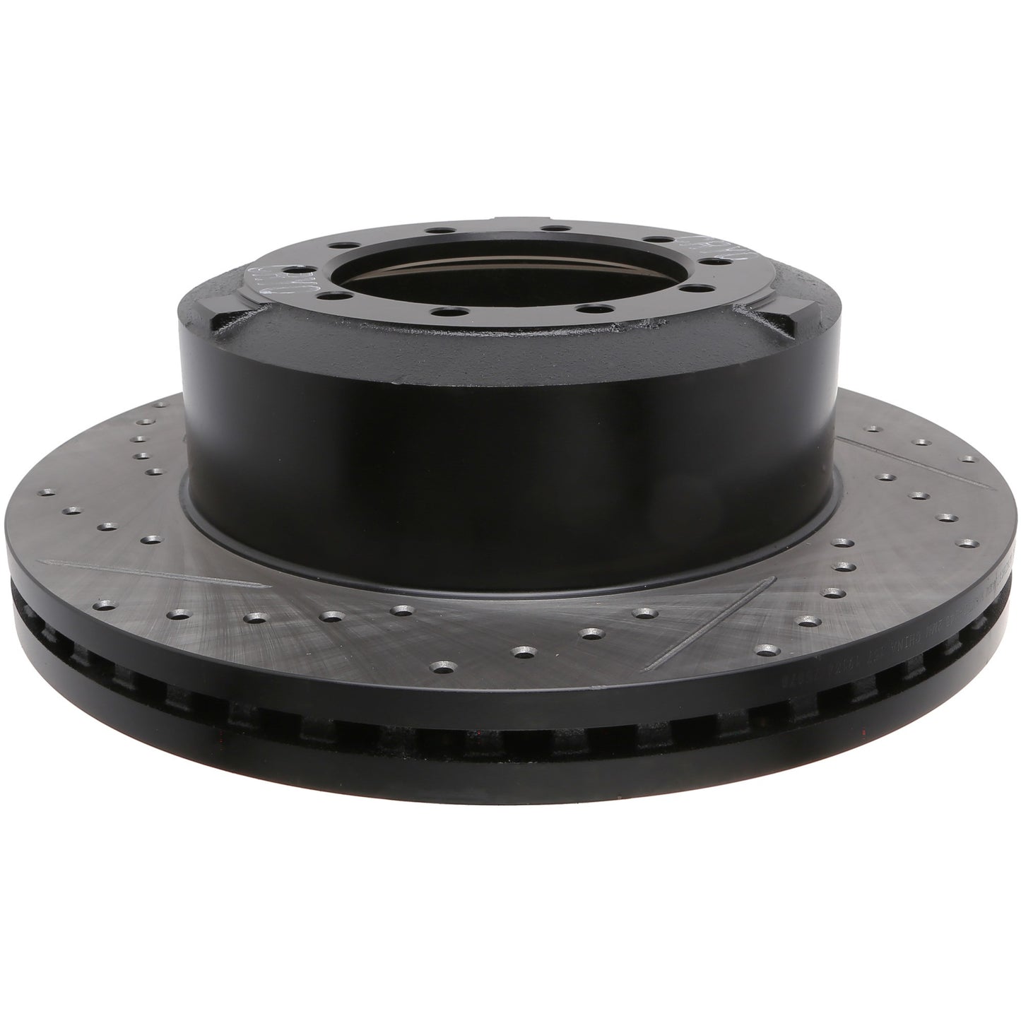 StopTech 17-20 Ford F-450/F-550 Super Duty Cryo Slotted & Drilled Sport Brake Rotor - Right Rear 127.65151CR