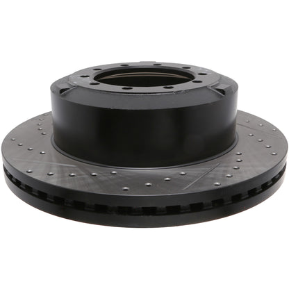 StopTech 17-20 Ford F-450/F-550 Super Duty Cryo Slotted & Drilled Sport Brake Rotor - Right Rear 127.65151CR