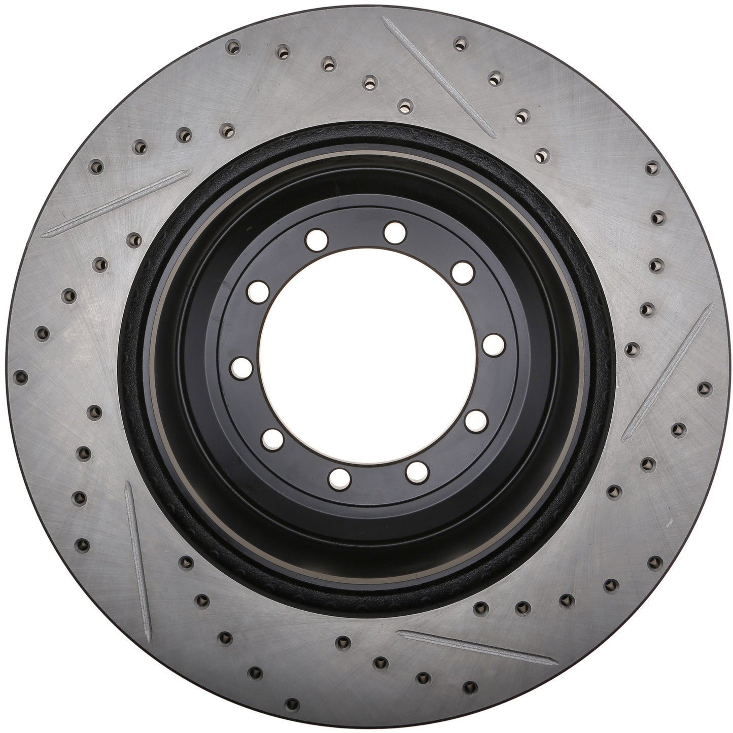 StopTech 17-20 Ford F-450/F-550 Super Duty Cryo Slotted & Drilled Sport Brake Rotor - Right Rear 127.65151CR