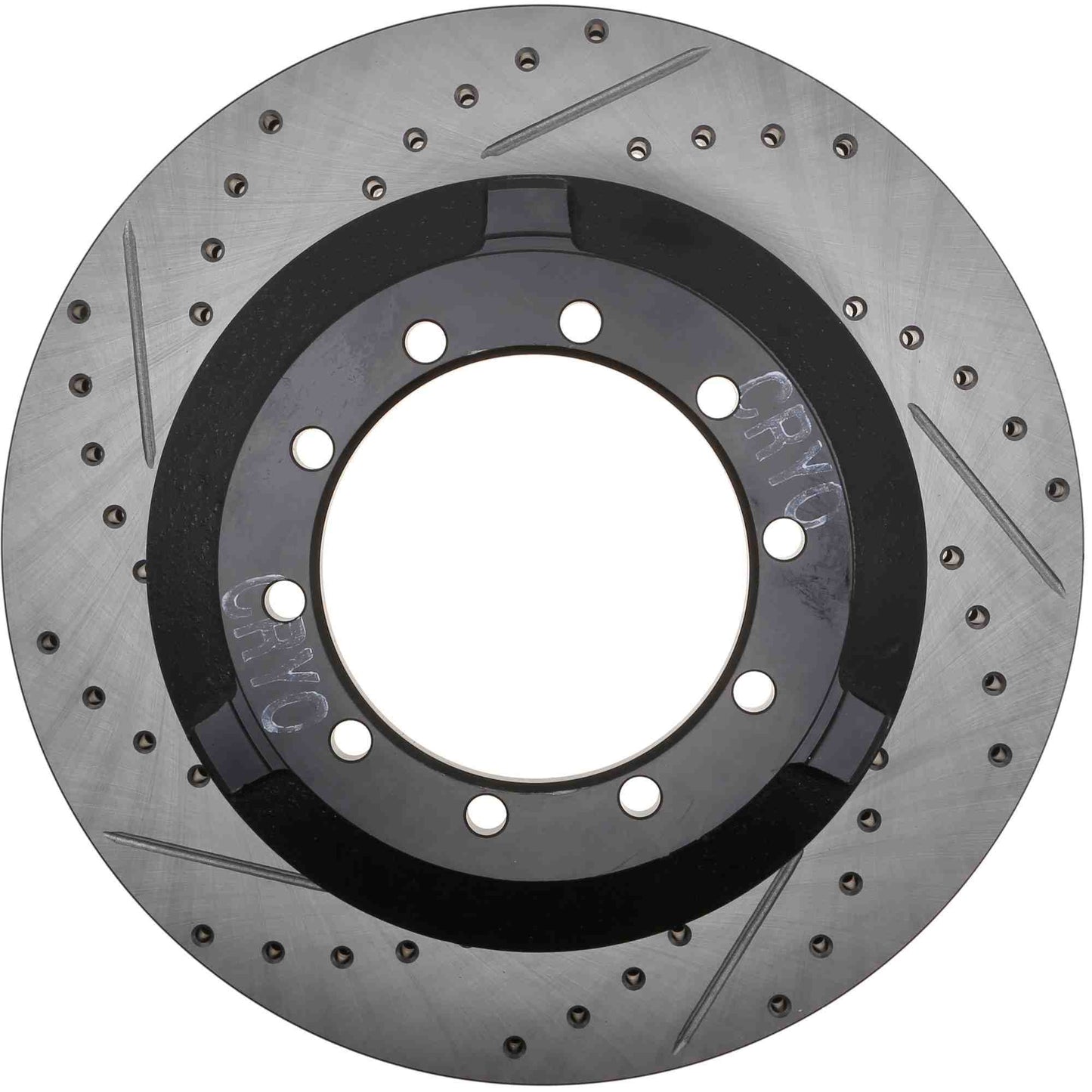 StopTech 17-20 Ford F-450/F-550 Super Duty Cryo Slotted & Drilled Sport Brake Rotor - Right Rear 127.65151CR