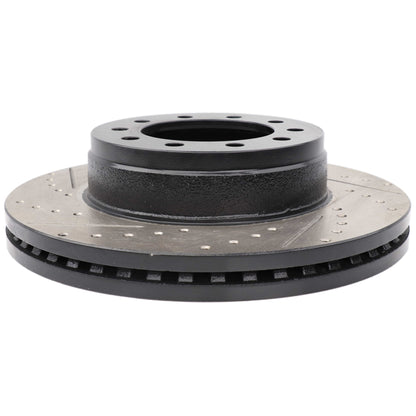 StopTech 17-20 Ford F-450/F-550 Super Duty Cryo Slotted & Drilled Sport Brake Rotor - Right Front 127.65152CR