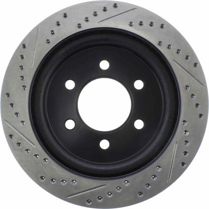 StopTech Slotted & Drilled Sport Brake Rotor - Rear Left 127.65153L
