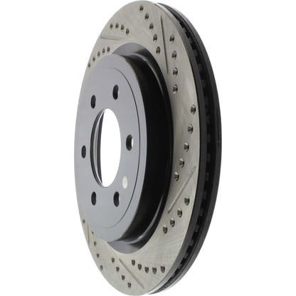 StopTech Slotted & Drilled Sport Brake Rotor - Rear Left 127.65153L