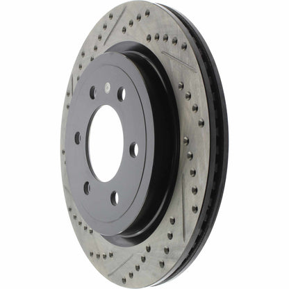 StopTech Slotted & Drilled Sport Brake Rotor - Right Rear 127.65153R