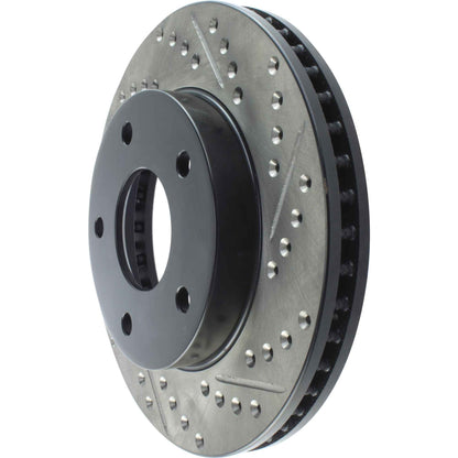 StopTech Sport Cryo Drilled/Slotted Brake Rotor;Front And Rear Left