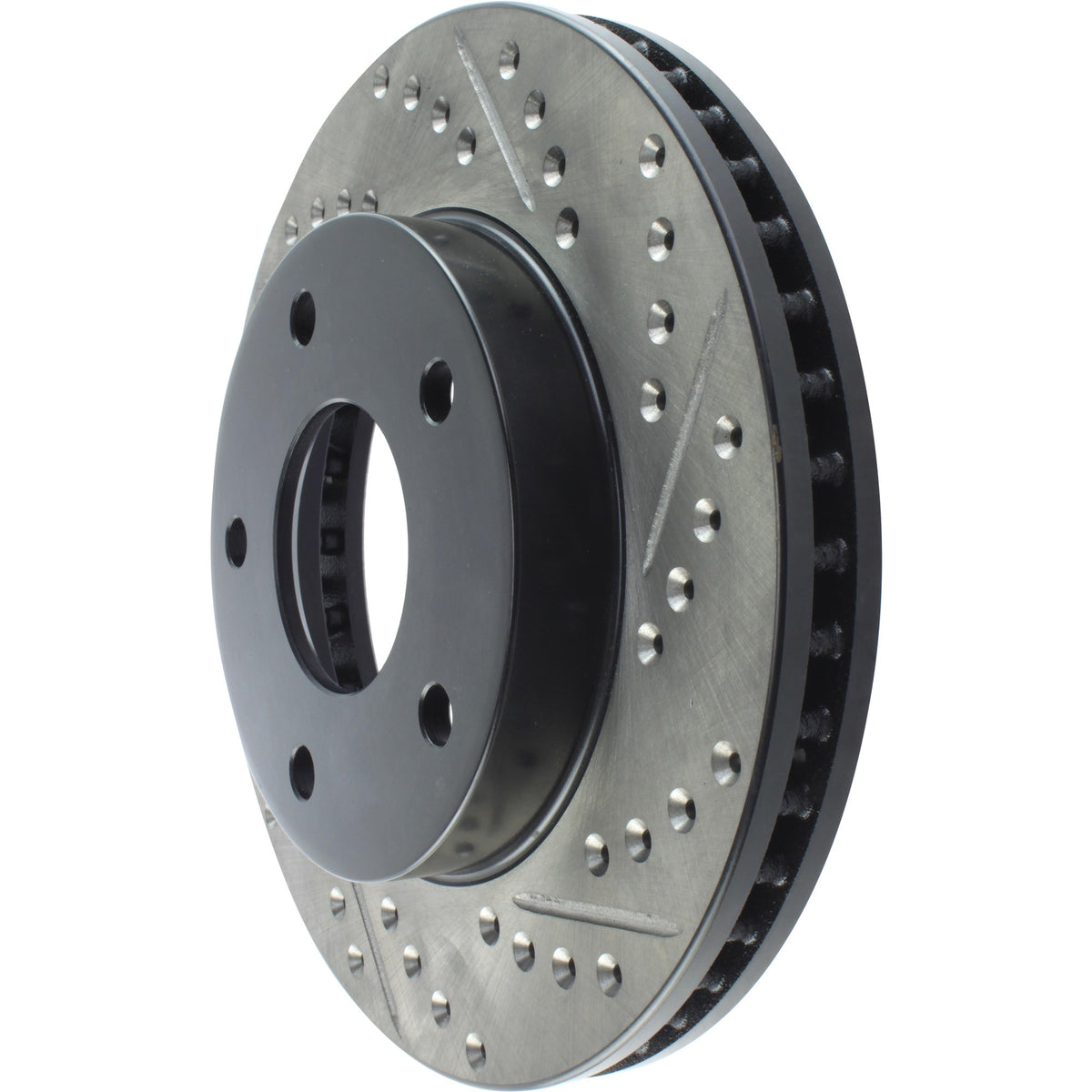 StopTech Sport Cryo Drilled/Slotted Brake Rotor;Front And Rear Left