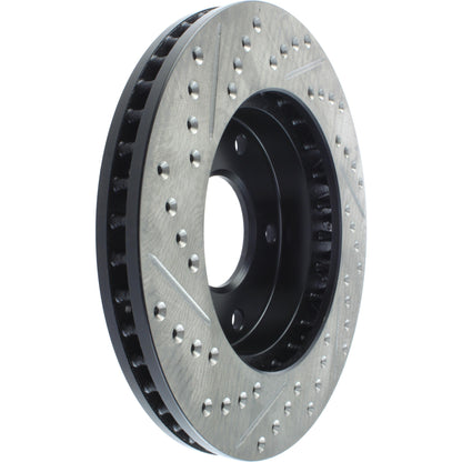 StopTech Sport Cryo Drilled/Slotted Brake Rotor;Front And Rear Left