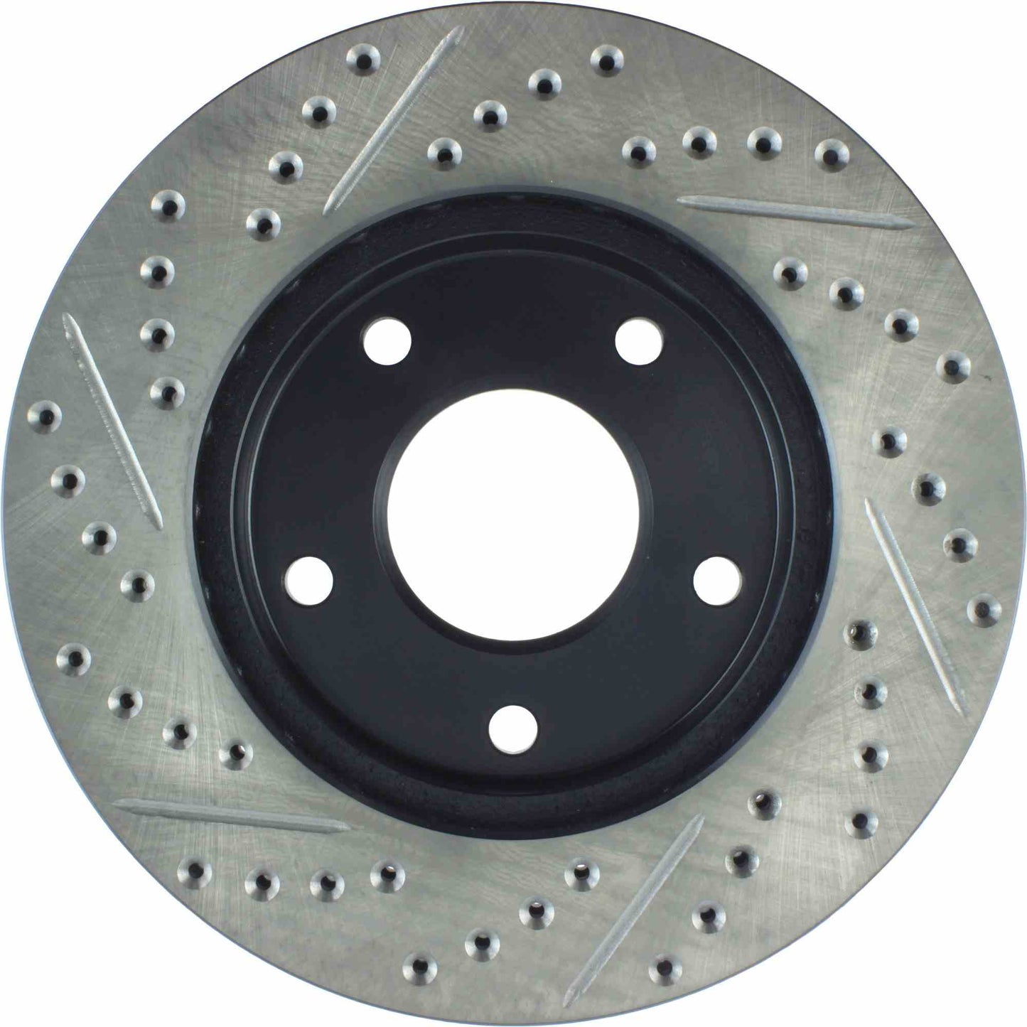 StopTech Sport Drilled/Slotted Brake Rotor;Front And Rear Left