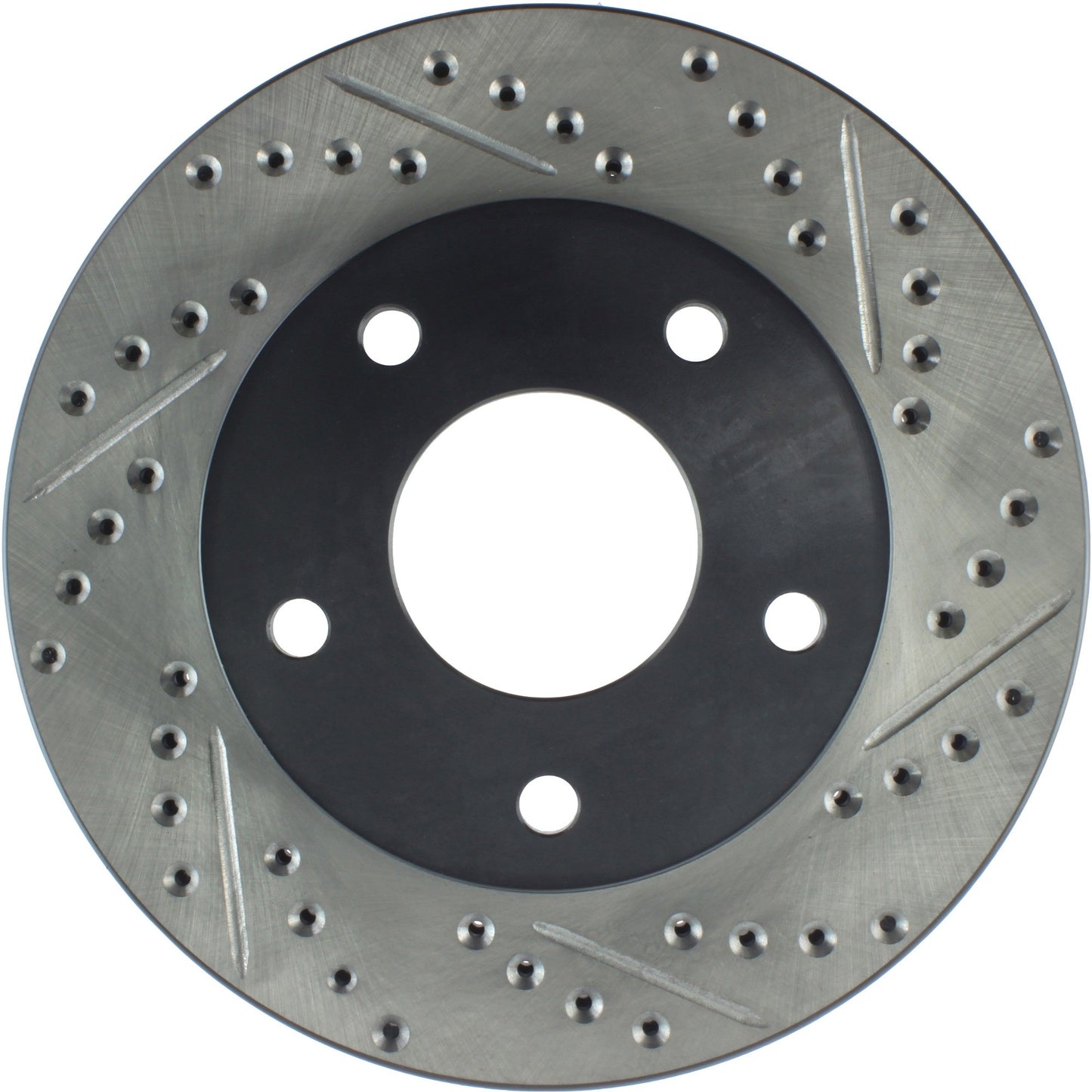 StopTech Sport Drilled/Slotted Brake Rotor;Front And Rear Left