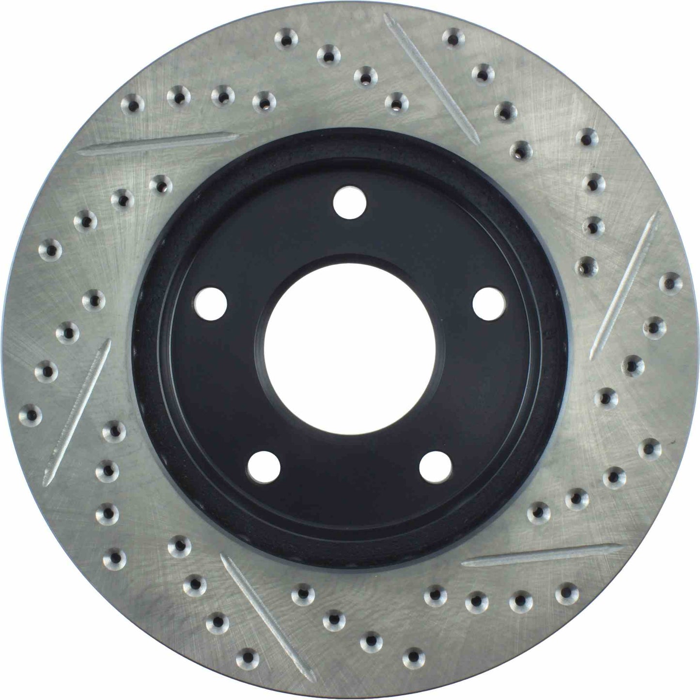 StopTech Sport Drilled/Slotted Brake Rotor;Front And Rear Right