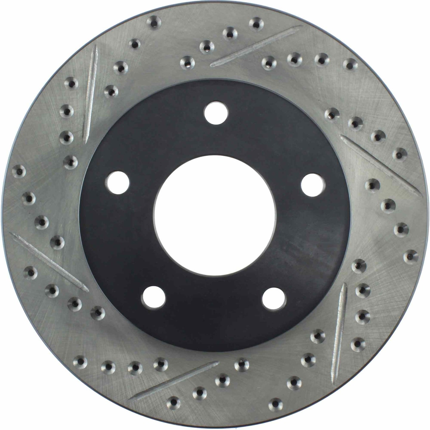 StopTech Sport Drilled/Slotted Brake Rotor;Front And Rear Right