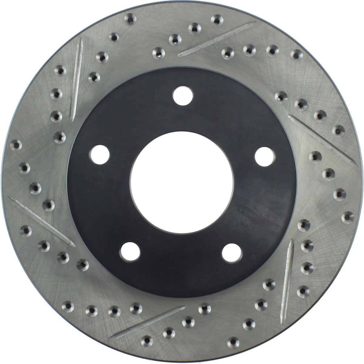 StopTech Sport Drilled/Slotted Brake Rotor;Front And Rear Right