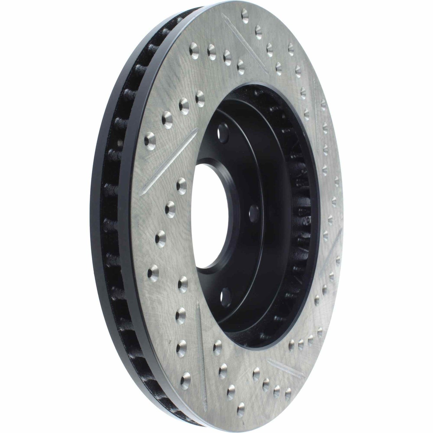 StopTech Sport Drilled/Slotted Brake Rotor;Front And Rear Right