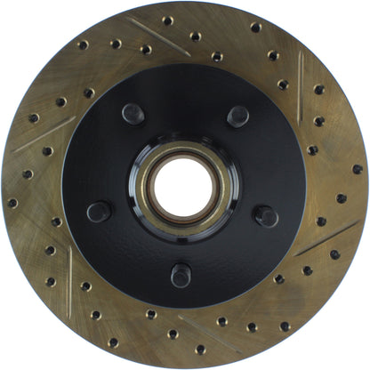 StopTech Slotted & Drilled Sport Brake Rotor 127.66011L