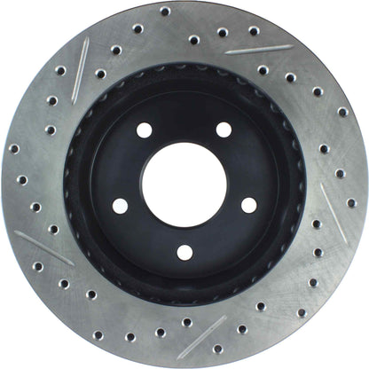 StopTech 90-02 Chevrolet Astro / GMC Safari Sport Slotted & Drilled Front Left Cyro Rotor 127.66022CL