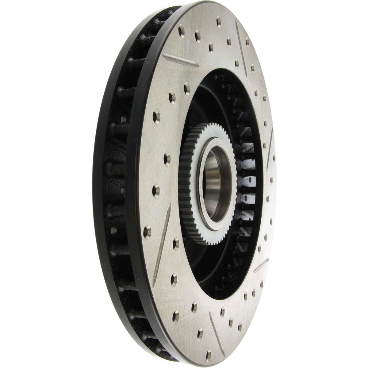 StopTech Sport Cryo Drilled/Slotted Brake Rotor; Front Right
