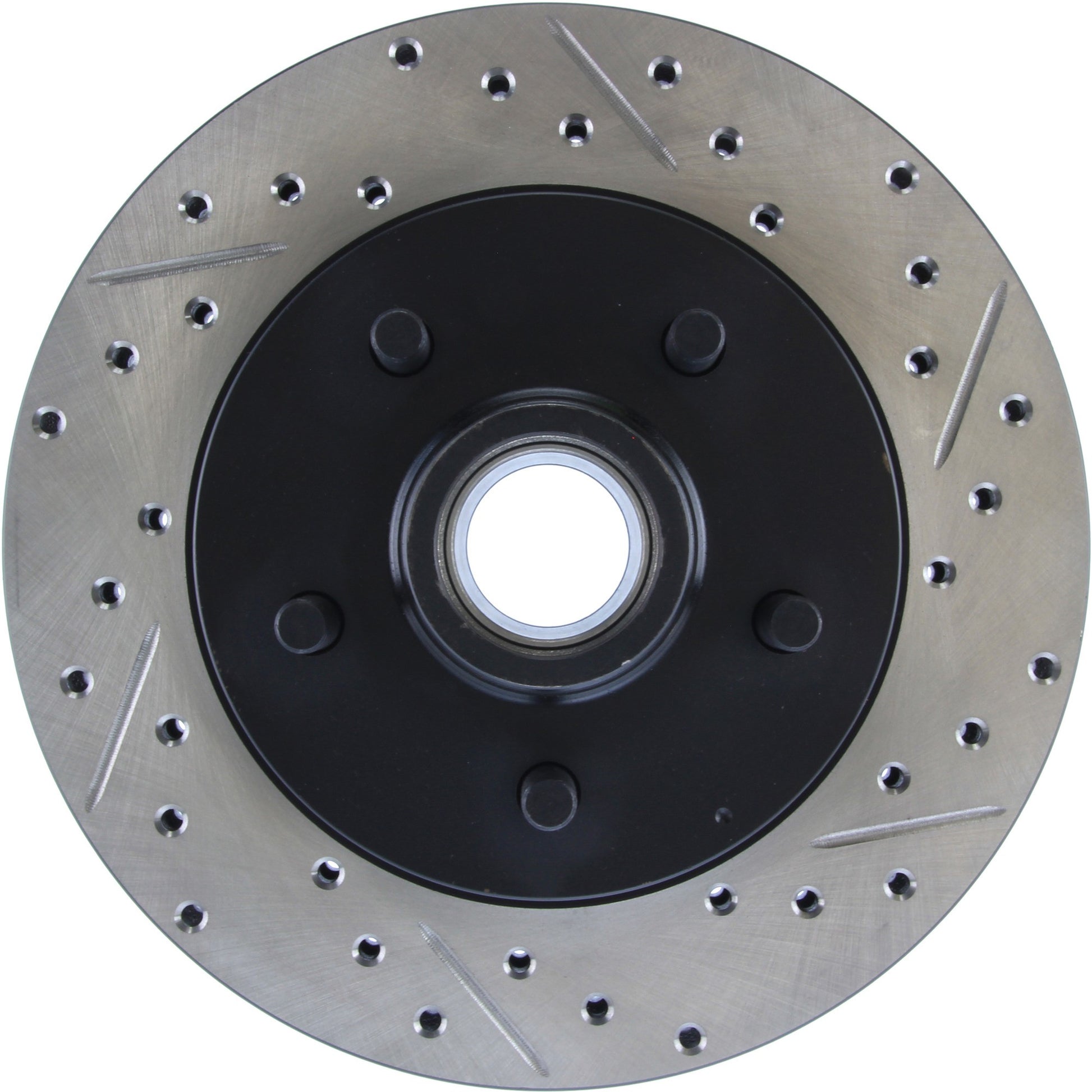 StopTech Sport Drilled/Slotted Brake Rotor; Front Left