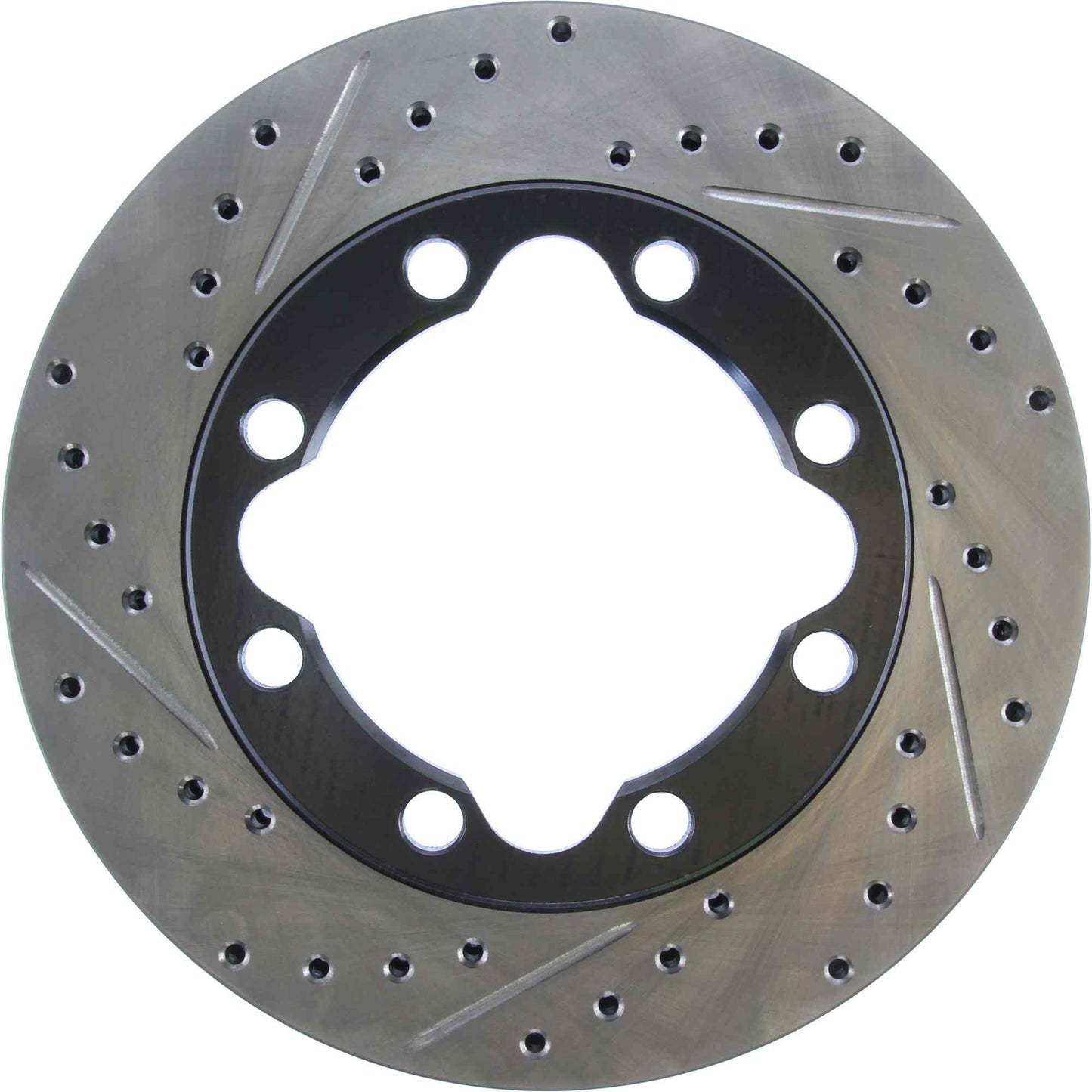 StopTech Sport Drilled/Slotted Brake Rotor; Front Right