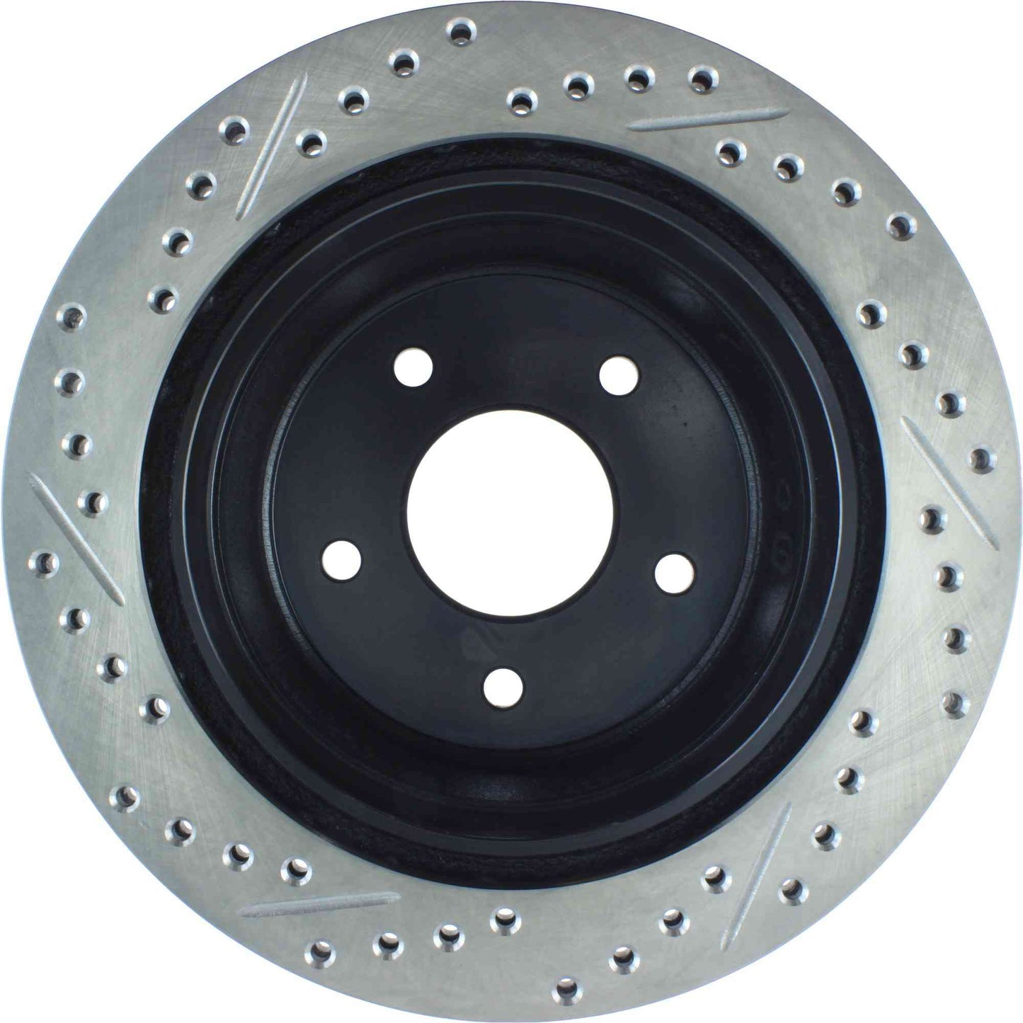 StopTech Sport Drilled/Slotted Brake Rotor; Rear Left