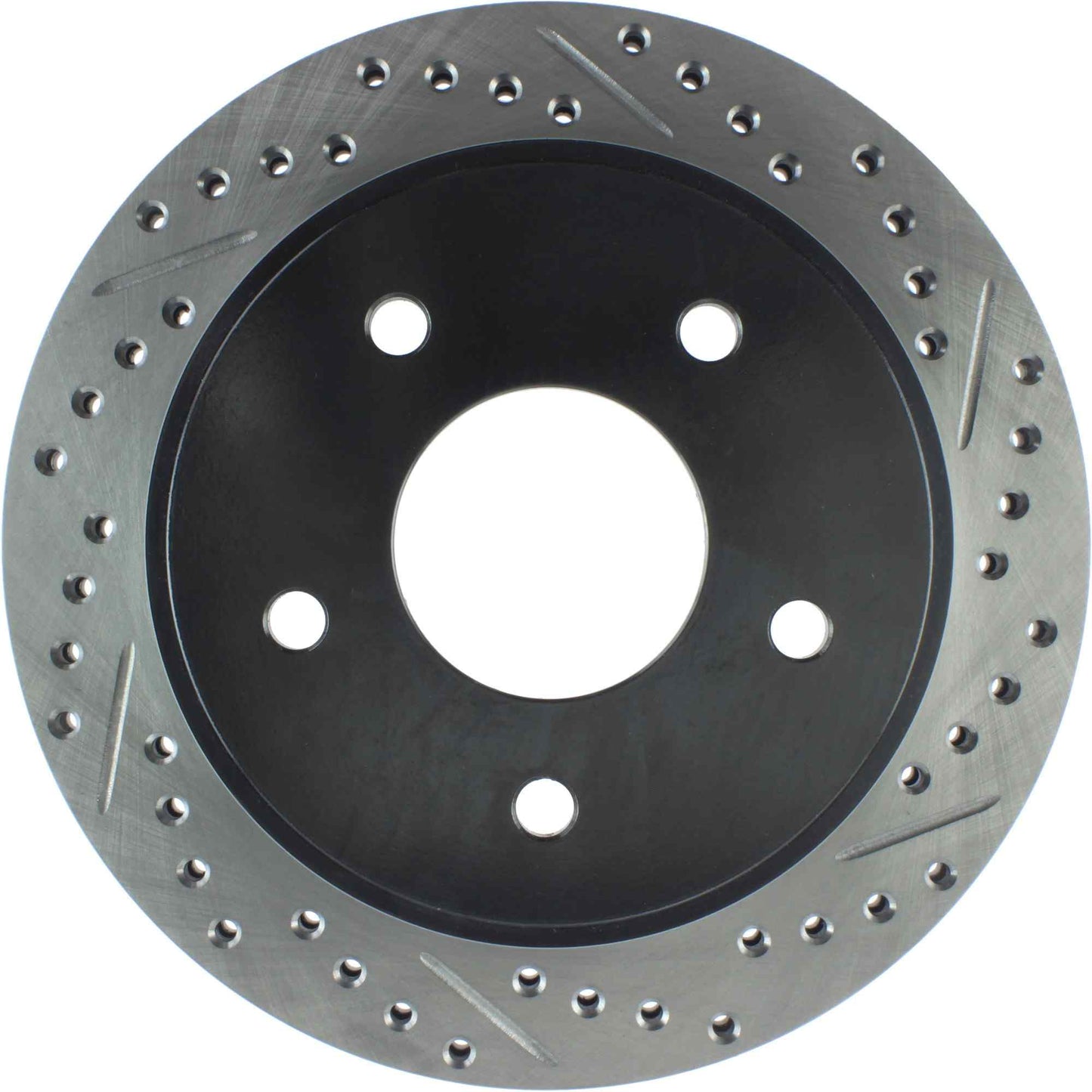 StopTech Sport Drilled/Slotted Brake Rotor; Rear Left